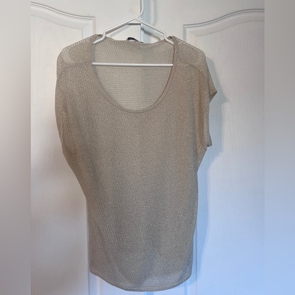 Reitmans Gold Shimmer Top
